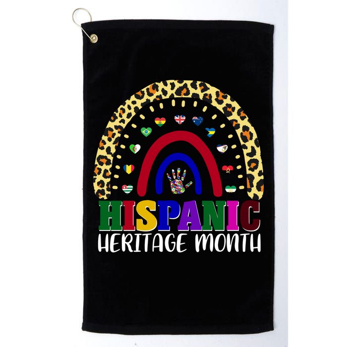 Hispanic Heritage Month Leopard Reendow Golf Towel
