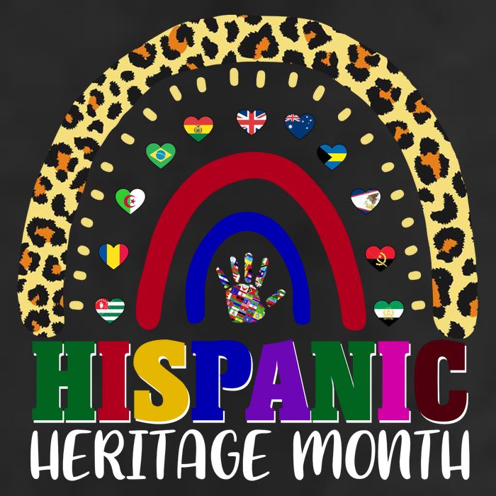 Hispanic Heritage Month Leopard Reendow Golf Towel