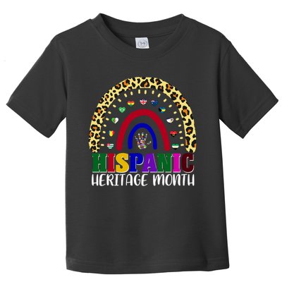 Hispanic Heritage Month Leopard Reendow Toddler T-Shirt