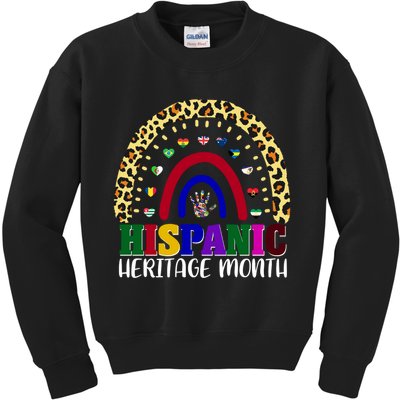 Hispanic Heritage Month Leopard Reendow Kids Sweatshirt