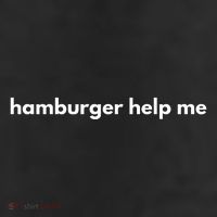 Hamburger Help Me 11oz C Handle Ceramic Mug