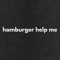 Hamburger Help Me Golf Towel