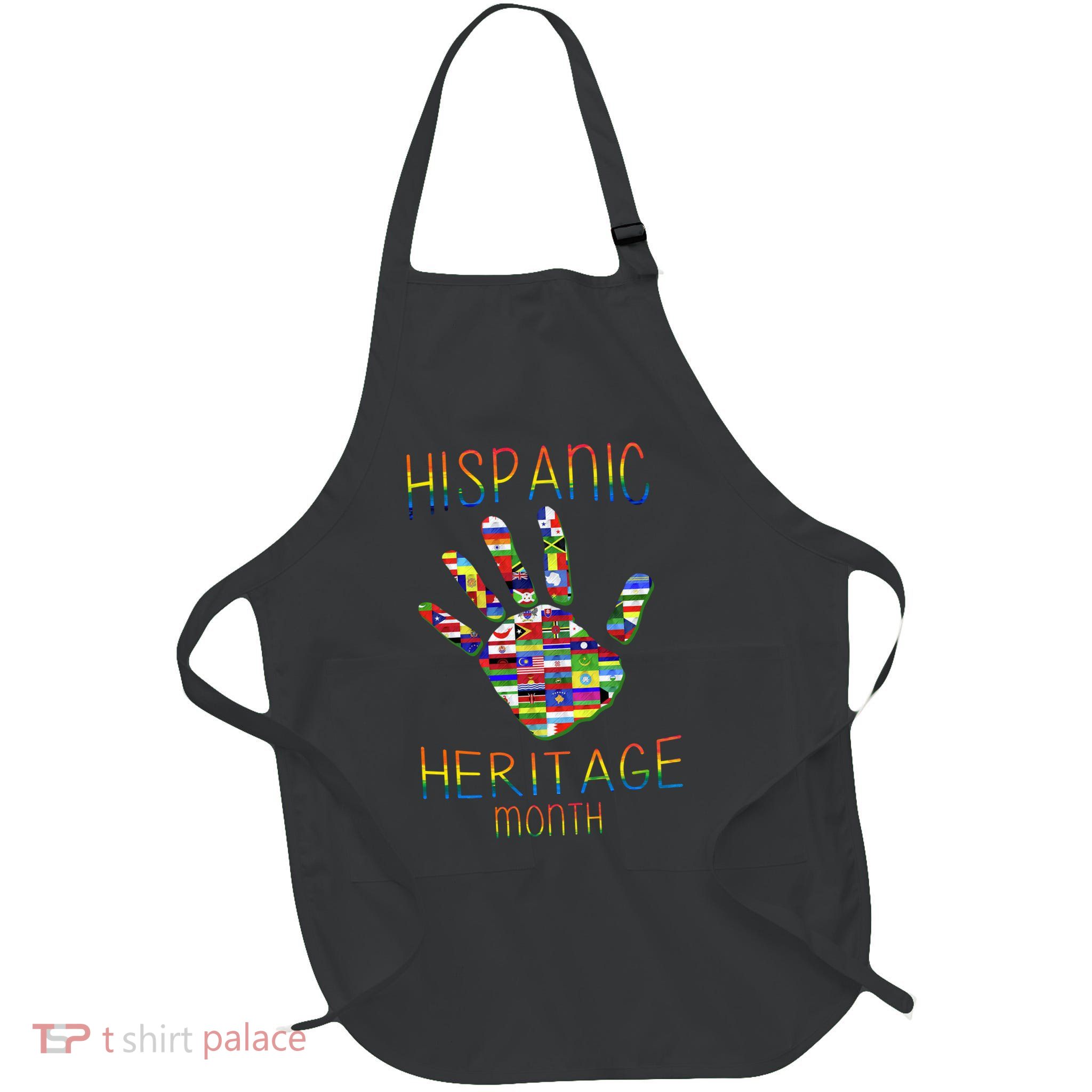 Hispanic Heritage Month Colorful Handprint Apron