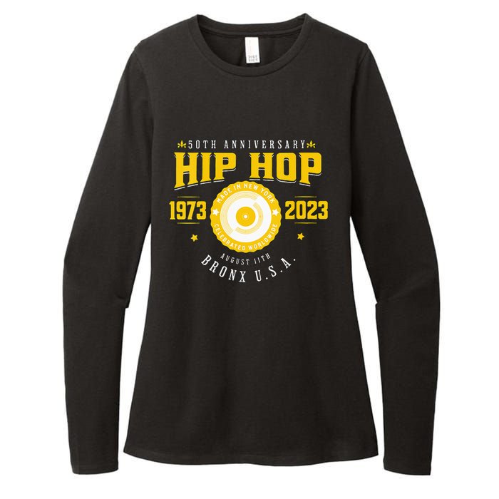 Hip Hop Music 50th Anniversary Musician Birthday Born Day Womens CVC Long Sleeve Shirt