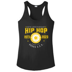 Hip Hop Music 50th Anniversary Musician Birthday Born Day Ladies PosiCharge Competitor Racerback Tank