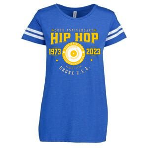 Hip Hop Music 50th Anniversary Musician Birthday Born Day Enza Ladies Jersey Football T-Shirt