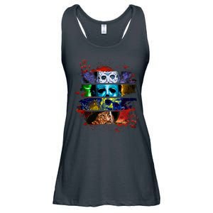 Halloween Horror Movies Characters Spooky Killer Ladies Essential Flowy Tank