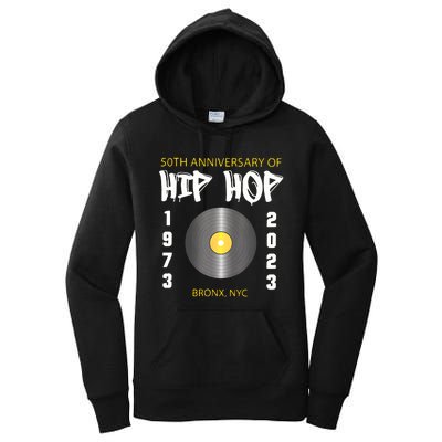 Hip Hop Music Is 50 50th Anniversary Retro Women's Pullover Hoodie