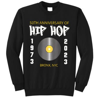 Hip Hop Music Is 50 50th Anniversary Retro Tall Sweatshirt