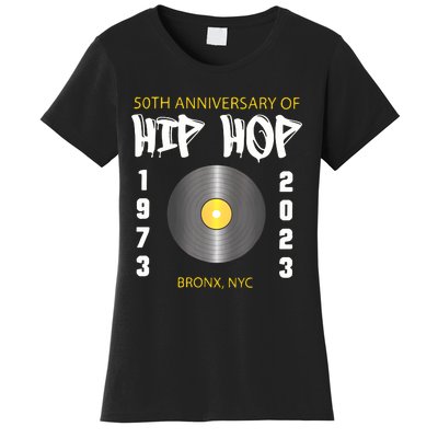 Hip Hop Music Is 50 50th Anniversary Retro Women's T-Shirt