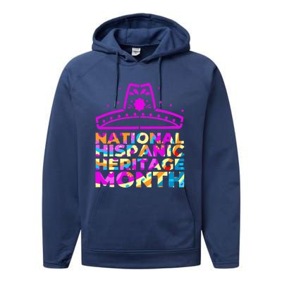 Hispanic Heritage Month Teacher Latino Americans Performance Fleece Hoodie