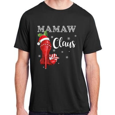 High Heel Mamaw Santa Claus Christmas Pajama Xmas Cool Gift Adult ChromaSoft Performance T-Shirt