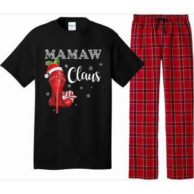 High Heel Mamaw Santa Claus Christmas Pajama Xmas Cool Gift Pajama Set