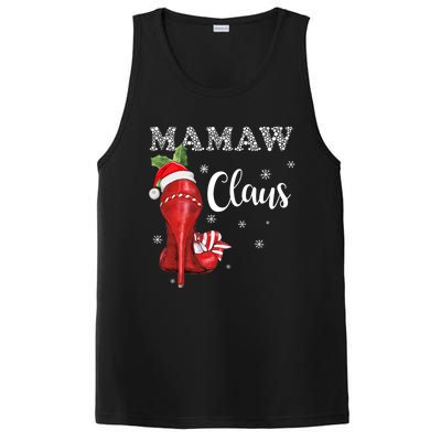 High Heel Mamaw Santa Claus Christmas Pajama Xmas Cool Gift PosiCharge Competitor Tank