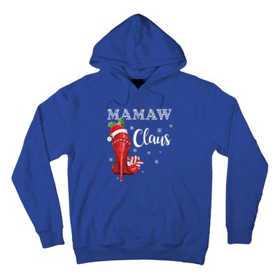 High Heel Mamaw Santa Claus Christmas Pajama Xmas Cool Gift Hoodie