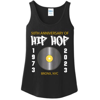 Hip Hop Music Is 50 50th Anniversary Retro Ladies Essential Tank