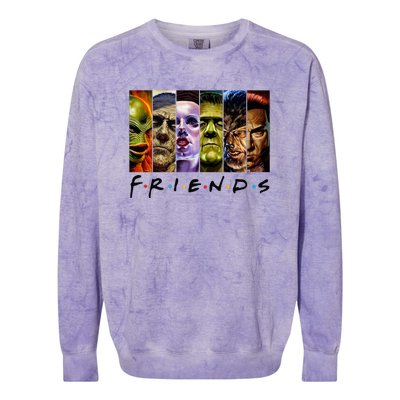 Halloween Horror Movies Characters Classic Killer Blood Horror Movie Gifts Colorblast Crewneck Sweatshirt