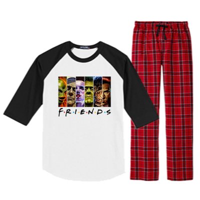 Halloween Horror Movies Characters Classic Killer Blood Horror Movie Gifts Raglan Sleeve Pajama Set