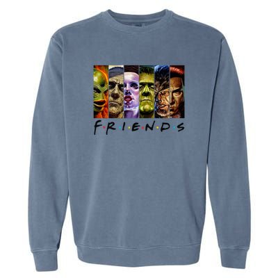 Halloween Horror Movies Characters Classic Killer Blood Horror Movie Gifts Garment-Dyed Sweatshirt