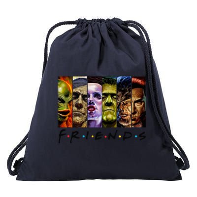 Halloween Horror Movies Characters Classic Killer Blood Horror Movie Gifts Drawstring Bag