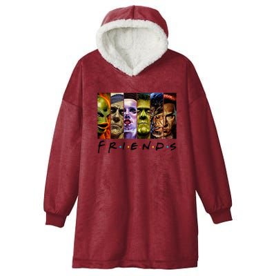 Halloween Horror Movies Characters Classic Killer Blood Horror Movie Gifts Hooded Wearable Blanket