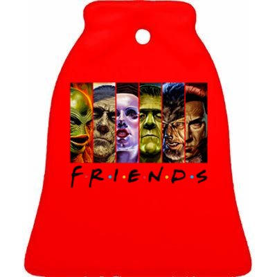 Halloween Horror Movies Characters Classic Killer Blood Horror Movie Gifts Ceramic Bell Ornament