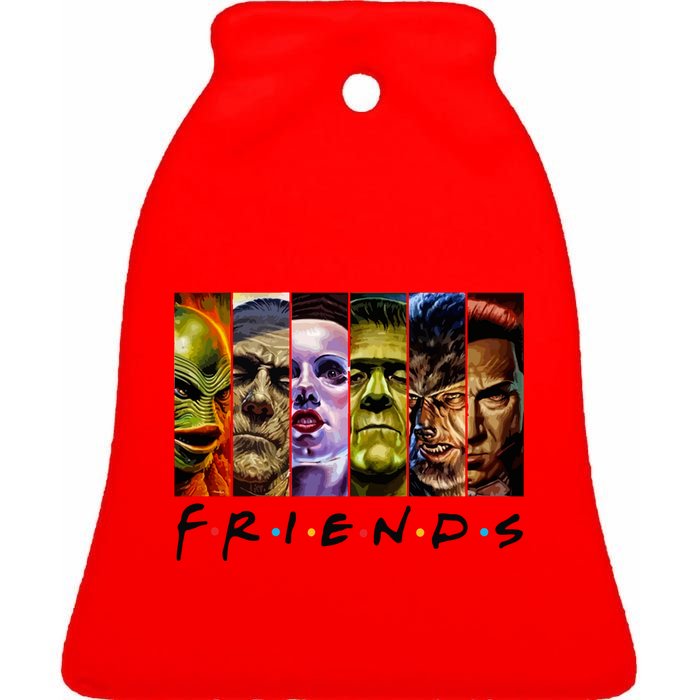 Halloween Horror Movies Characters Classic Killer Blood Horror Movie Gifts Ceramic Bell Ornament