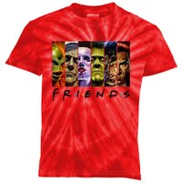 Halloween Horror Movies Characters Classic Killer Blood Horror Movie Gifts Kids Tie-Dye T-Shirt