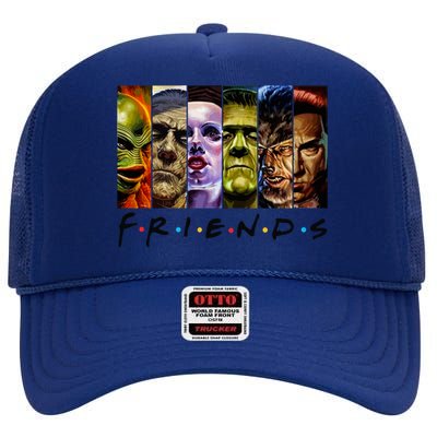 Halloween Horror Movies Characters Classic Killer Blood Horror Movie Gifts High Crown Mesh Back Trucker Hat