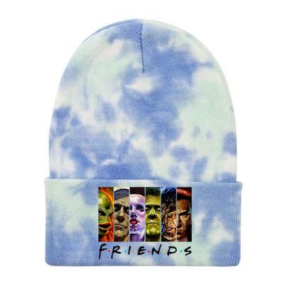 Halloween Horror Movies Characters Classic Killer Blood Horror Movie Gifts Tie Dye 12in Knit Beanie