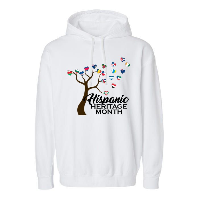 Hispanic Heritage Month Tree Roots Garment-Dyed Fleece Hoodie