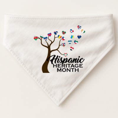 Hispanic Heritage Month Tree Roots USA-Made Doggie Bandana