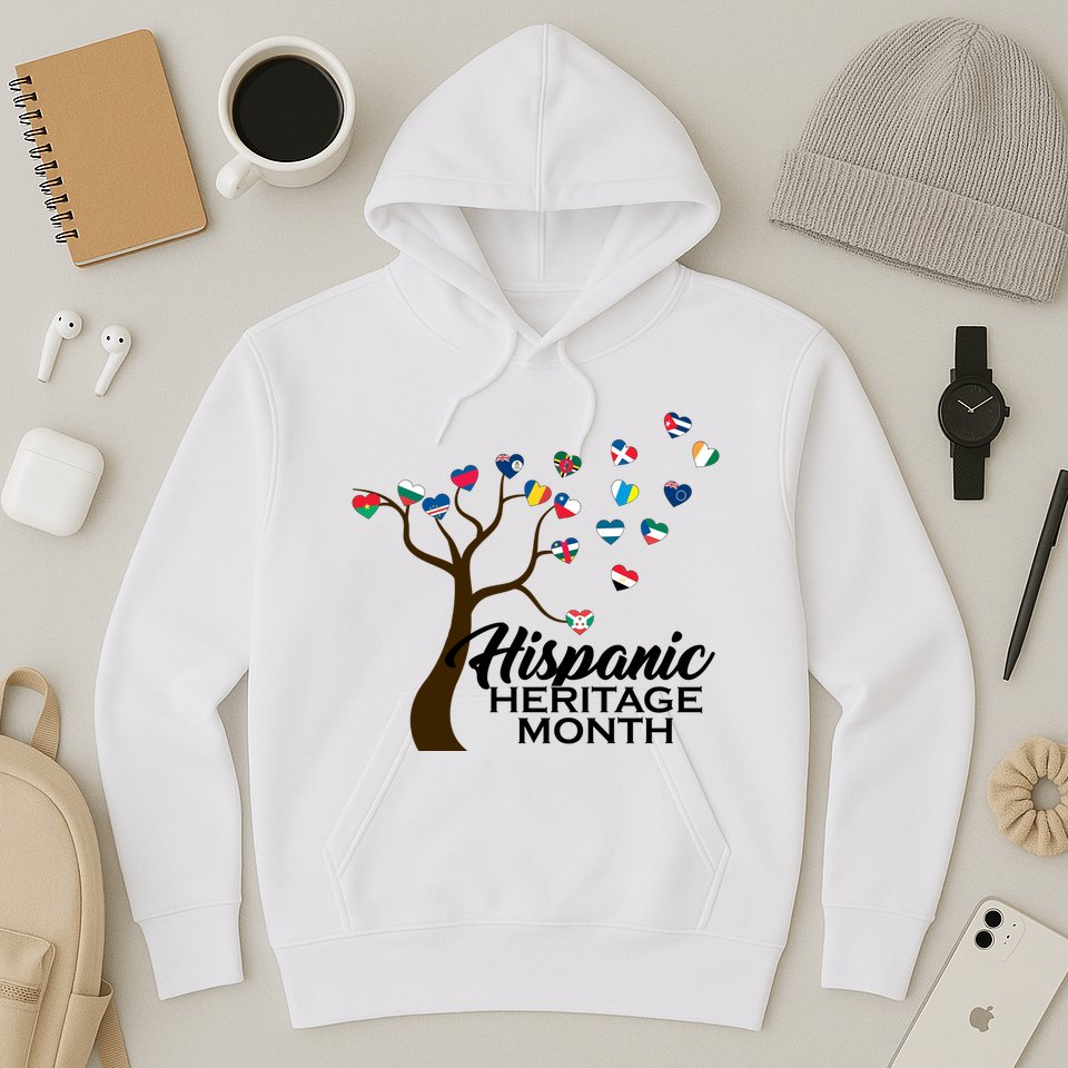Hispanic Heritage Month Tree Roots Hoodie