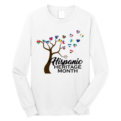 Hispanic Heritage Month Tree Roots Long Sleeve Shirt