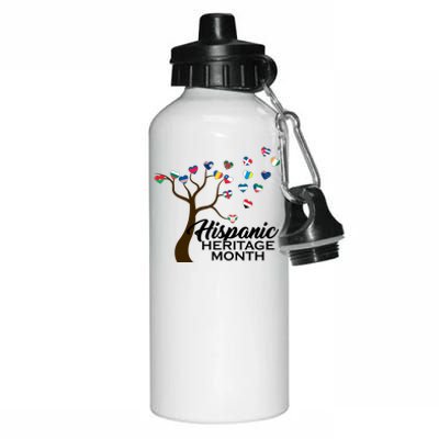 Hispanic Heritage Month Tree Roots Aluminum Water Bottle 