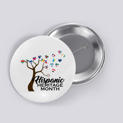 Hispanic Heritage Month Tree Roots Button