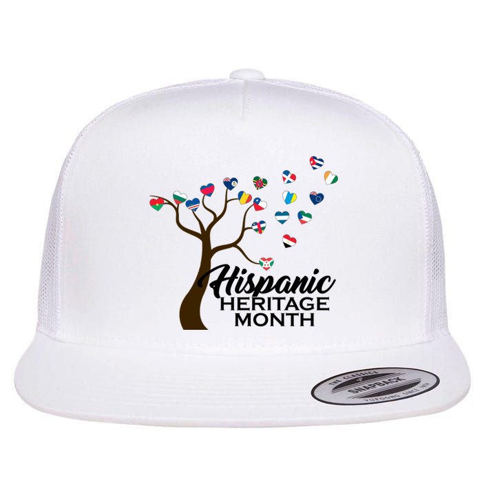 Hispanic Heritage Month Tree Roots Flat Bill Trucker Hat