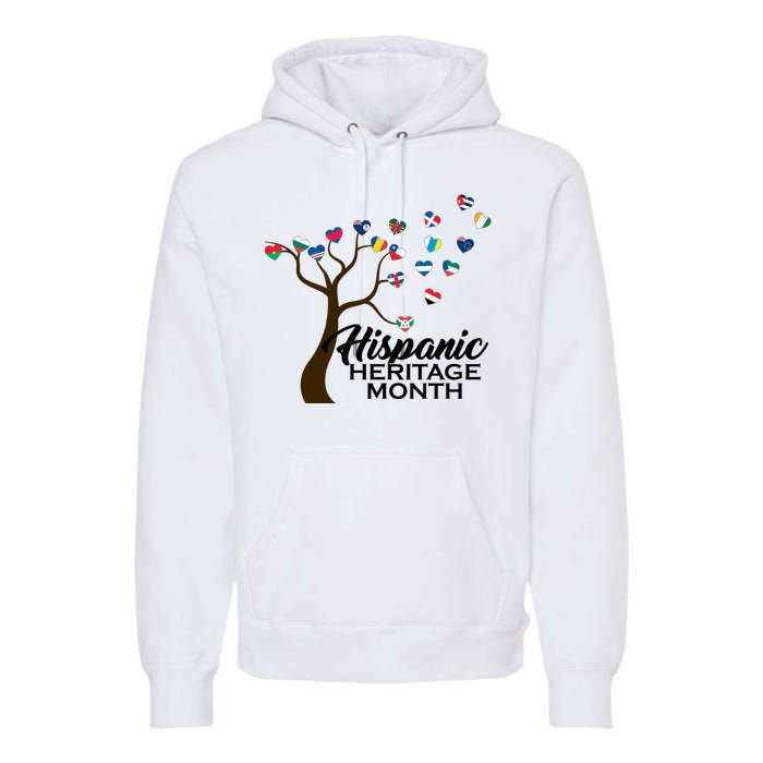 Hispanic Heritage Month Tree Roots Premium Hoodie