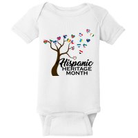 Hispanic Heritage Month Tree Roots Baby Bodysuit