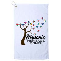 Hispanic Heritage Month Tree Roots Golf Towel