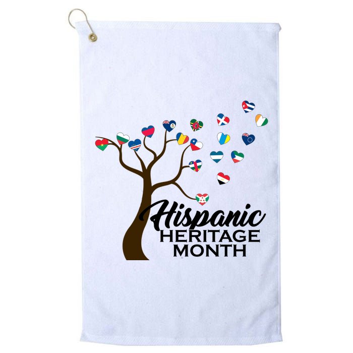Hispanic Heritage Month Tree Roots Golf Towel