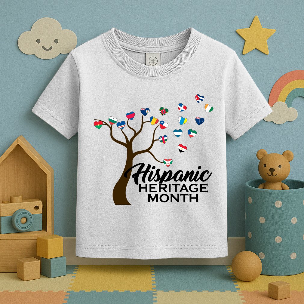 Hispanic Heritage Month Tree Roots Toddler T-Shirt