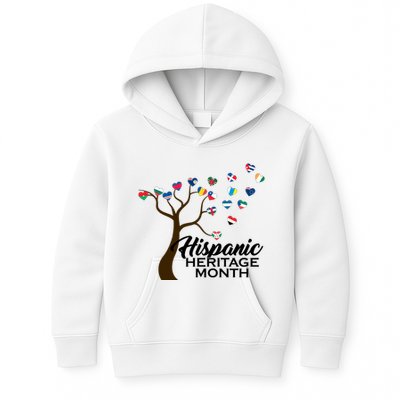 Hispanic Heritage Month Tree Roots Kids Hoodie