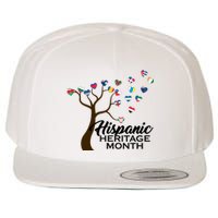 Hispanic Heritage Month Tree Roots Wool Snapback Cap