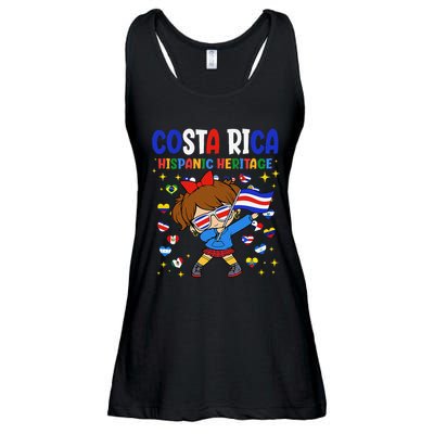 Hispanic Heritage Month Costa Rica Flag Costa Rican Gift Ladies Essential Flowy Tank