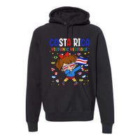 Hispanic Heritage Month Costa Rica Flag Costa Rican Gift Premium Hoodie