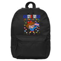 Hispanic Heritage Month Costa Rica Flag Costa Rican Gift 16 in Basic Backpack