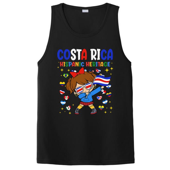 Hispanic Heritage Month Costa Rica Flag Costa Rican Gift PosiCharge Competitor Tank