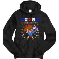 Hispanic Heritage Month Costa Rica Flag Costa Rican Gift Tie Dye Hoodie