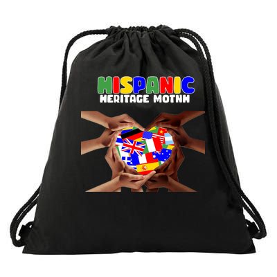 Hispanic Heritage Month Stand Together Drawstring Bag